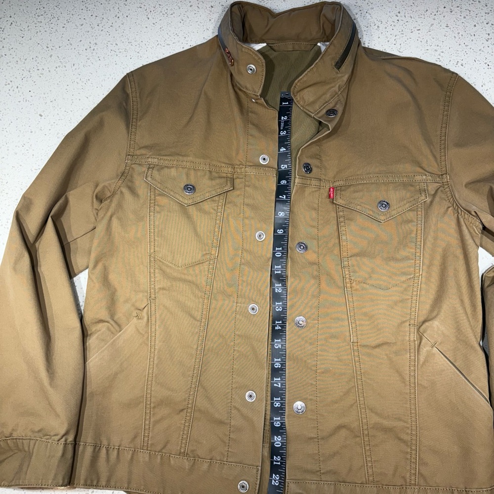 Men’s Levi’s button up tan Jacket - Picture 2 of 14